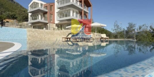 Красивая квартира 75 кв.м с потрясающим видом на Бока-Которский залив в Черногории, Дженовичи