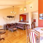 spacious living room in the apartment in Herceg Novi