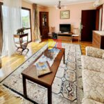 spacious living room with panoramic windows, house for sale in eco-district of Herceg Novi at a super-price