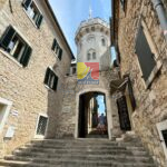 the old town of Herceg Novi, clock tower