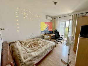 bedroom with a sea view, apartment in Herceg Novi